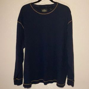 💡Redhead Fisherman Long Sleeve Dark Blue Sweater